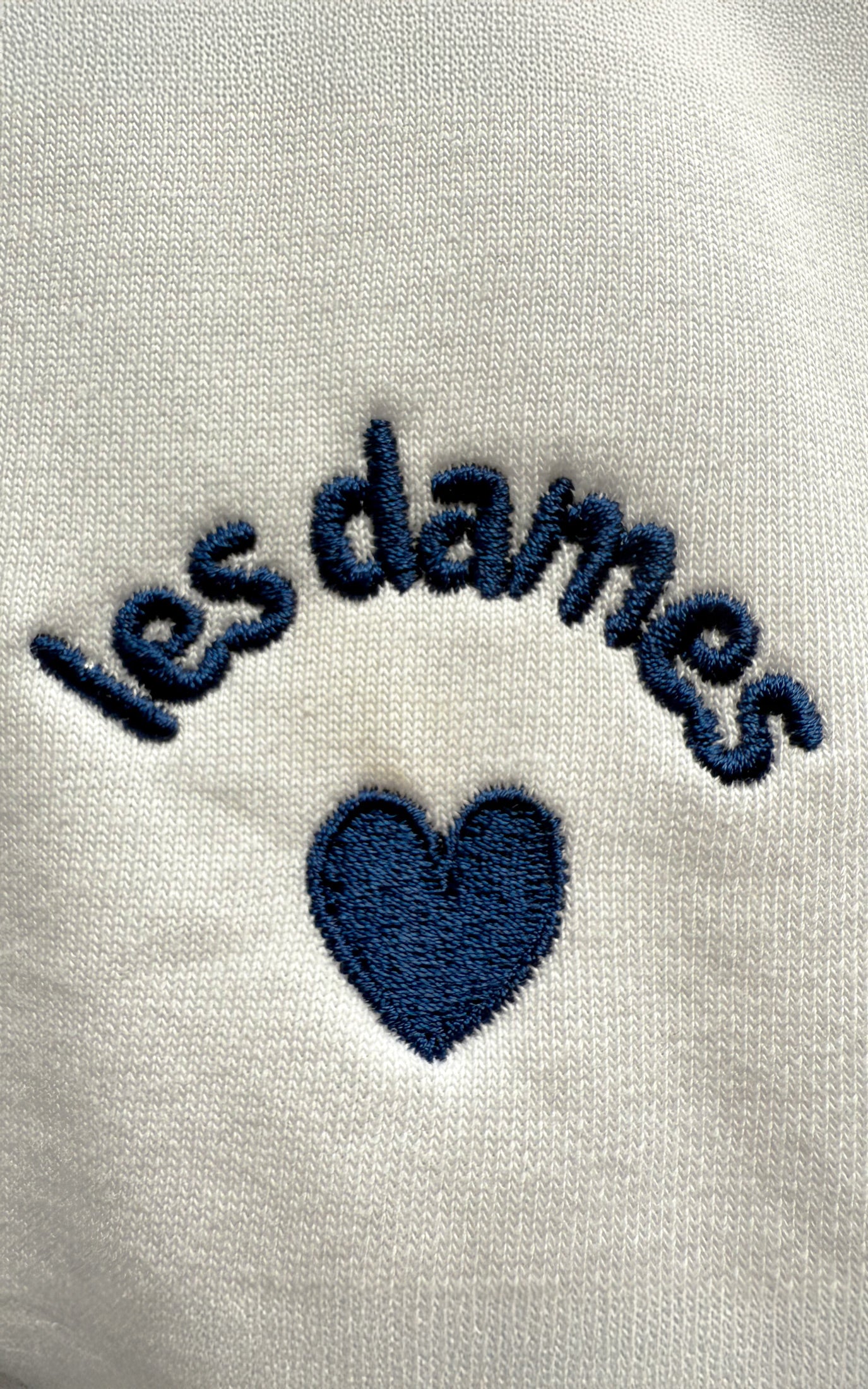 TEE SHIRT DAME DE COEUR BLANC