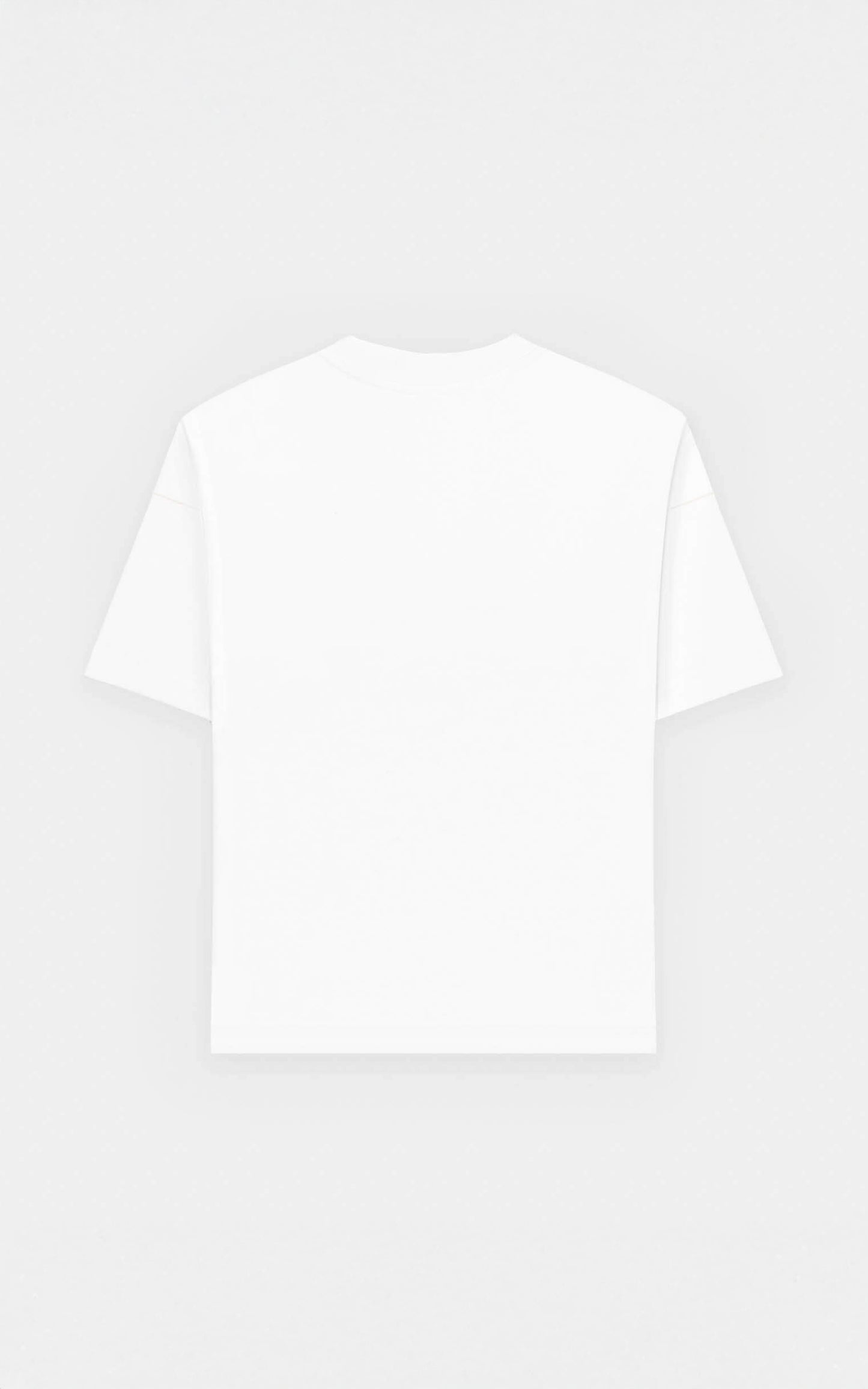 TEE SHIRT DAME DE COEUR BLANC