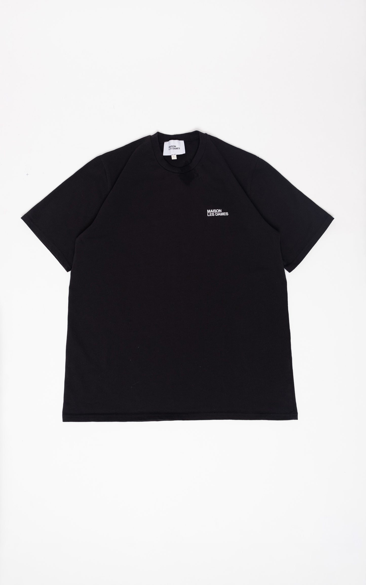 THE BLACK EMBROIDERED T-SHIRT
