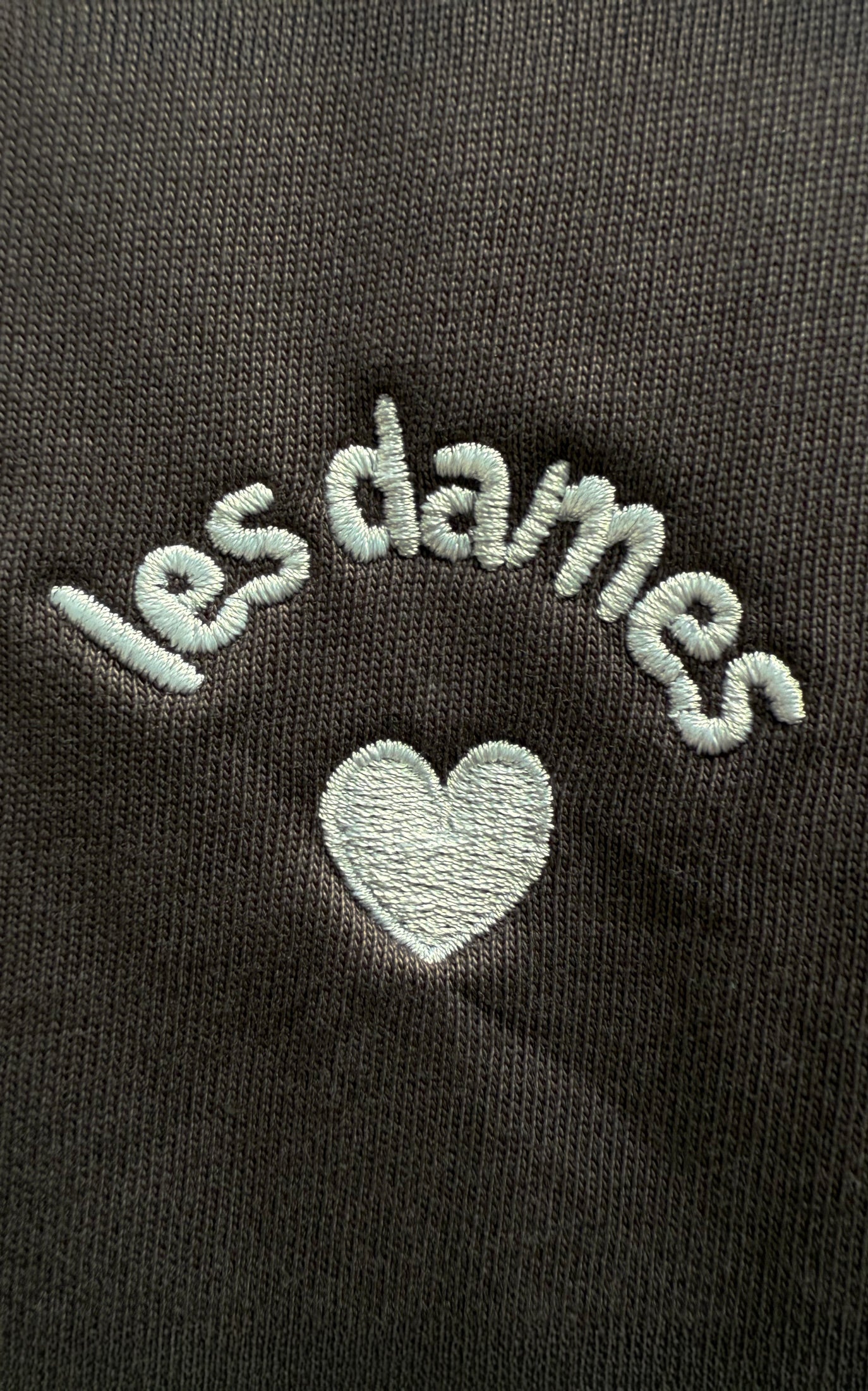 TEE SHIRT DAME DE COEUR VINTAGE BLACK