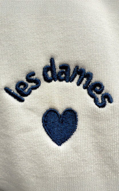 TEE SHIRT DAME DE COEUR BLANC