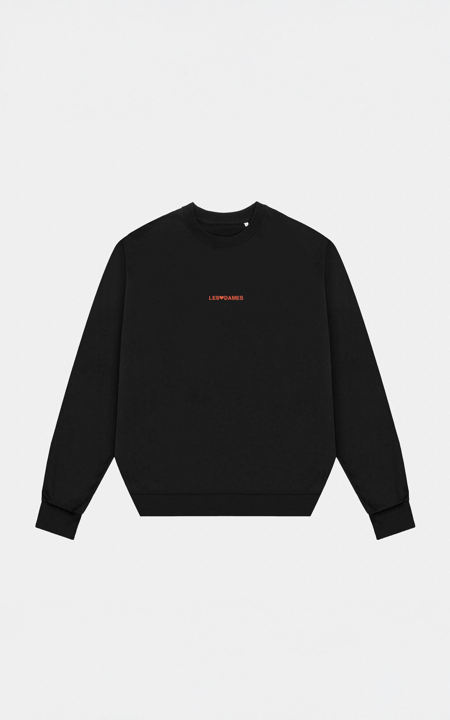 LE CREWNECK DAME DE COEUR NOIR