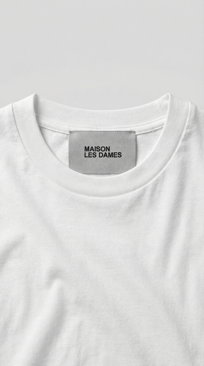 LE TEE SHIRT PAPILLON BLANC