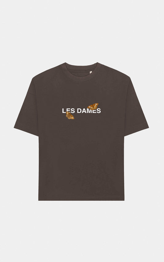 LE TEE SHIRT PAPILLON MARRON