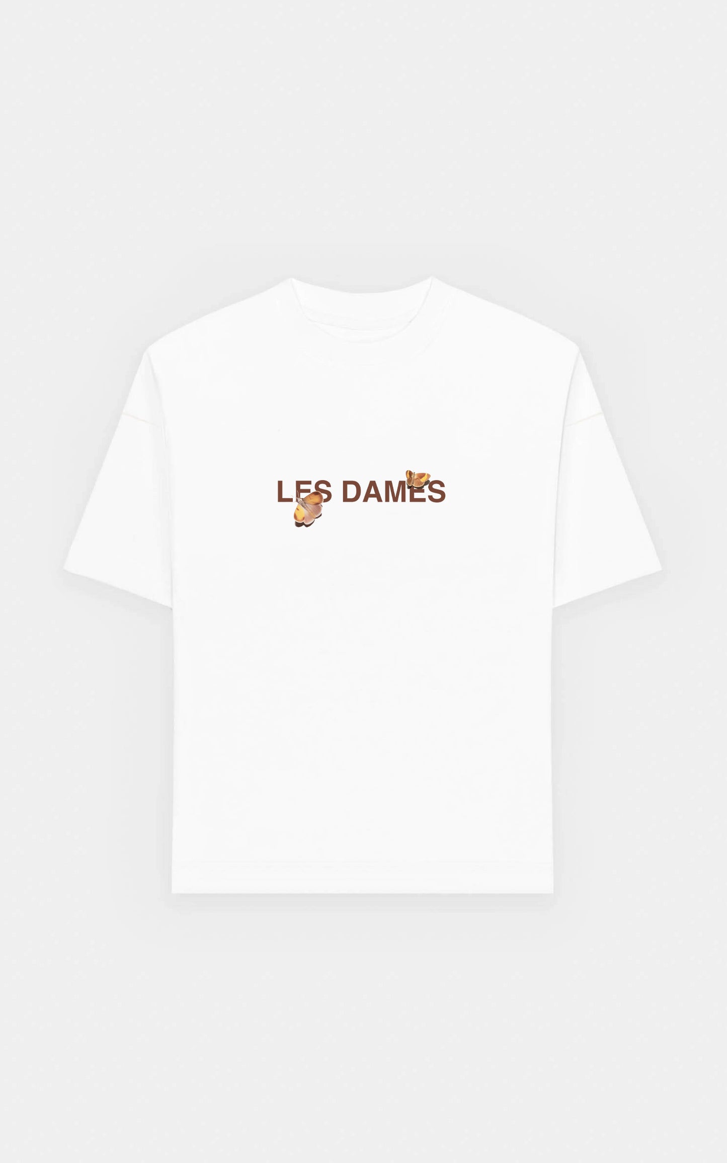 LE TEE SHIRT PAPILLON BLANC